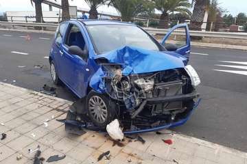 Accidente de tráfico en Las Remudas/TA.