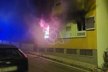 Incendio en una vivienda de La Herradura (Telde)/TA.