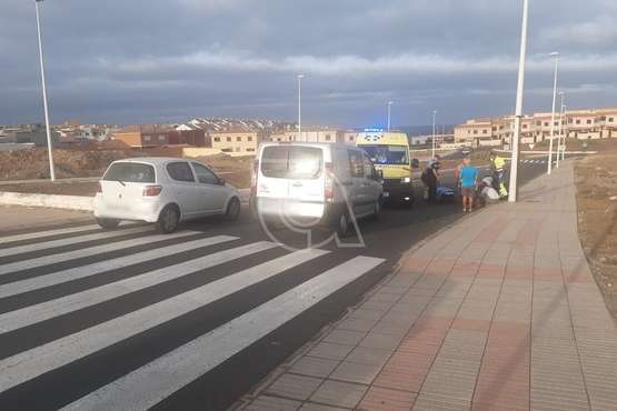 Atropello de un hombre en un paso de peatones del vial costero de Telde, a la altura de La Estrella/TA.