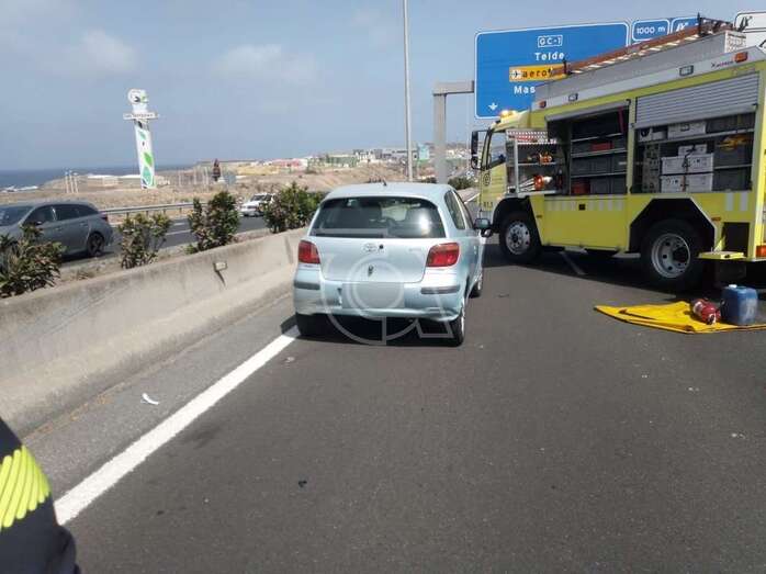 Uno de los vehículos implicados en el accidente/TA.