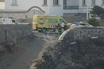 Dos personas pasan apuros mientras se bañaban en la playa de San Boronón (La Garita)/TA.