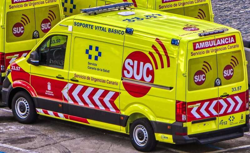Ambulancia del SUC, en una imagen de archivo/TA.
