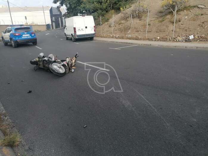 Imagen de la moto siniestrada/TA.
