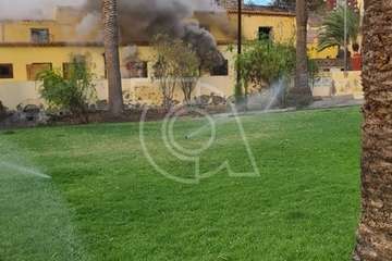  Enésimo incendio en el histórico inmueble de la Casa de la Condesa (Valle de Jinámar)/TA.