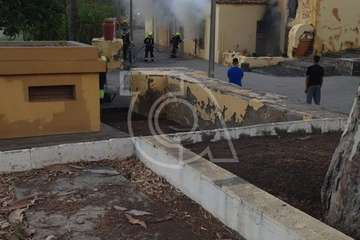  Enésimo incendio en el histórico inmueble de la Casa de la Condesa (Valle de Jinámar)/TA.