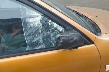 Incendio intencionado de contenedores en Jinámar pueblo/TA.