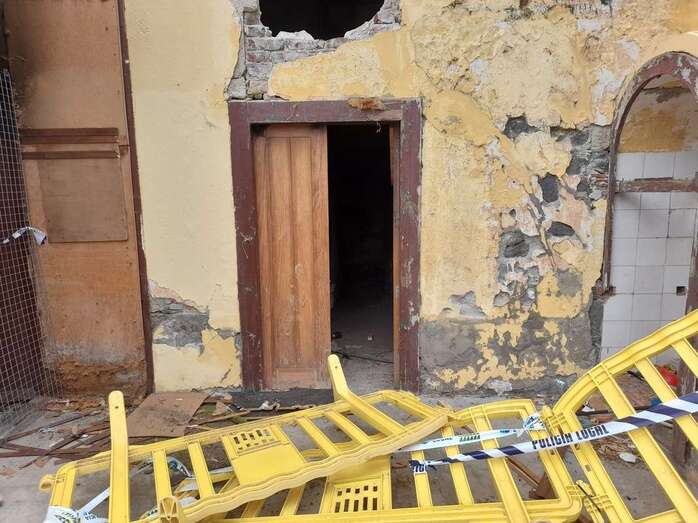 La Casa de la Condesa en Telde este miércoles./C7.