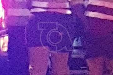 Accidente de tráfico en la vía de acceso a El Caracol/TA.