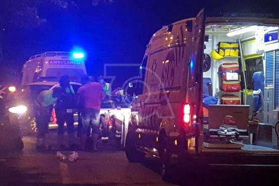 Accidente de tráfico en la vía de acceso a El Caracol/TA.