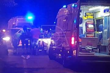 Accidente de tráfico en la vía de acceso a El Caracol/TA.