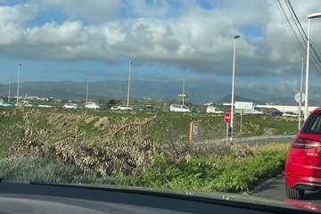 Atascos en las salidas de Telde hacia la GC-1 por un accidente a la altura de Las Terrazas/TA.