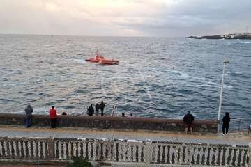 Embarcación de Salvamento Marítimo en aguas de La Garita/TA.