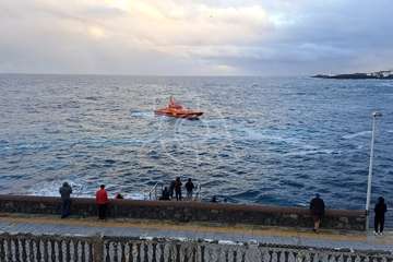 Embarcación de Salvamento Marítimo en aguas de La Garita/TA.