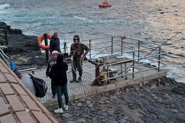Embarcación de Salvamento Marítimo en aguas de La Garita/TA.