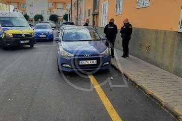 Operación policial en El Calero contra una persona por la apropiación indebida de un vehículo/Luis Socorro.