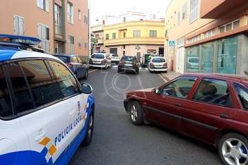 Operación policial en El Calero contra una persona por la apropiación indebida de un vehículo/Luis Socorro.