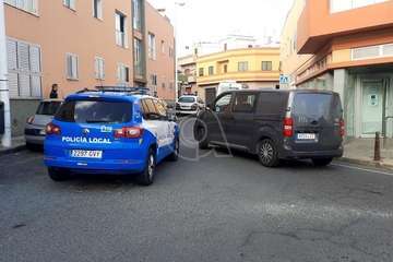 Operación policial en El Calero contra una persona por la apropiación indebida de un vehículo/Luis Socorro.