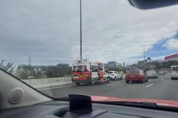 Sin heridos en una colisión de dos vehículos en la GC-1 a la altura del puente de Silva (Telde)/TA.