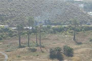 Conato de incendio en terrenos del Club de Campo El Cortijo, junto a la carretera de La Majadilla/TA.