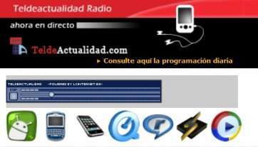 Panel de la emisora virtual de TA (Foto TA)