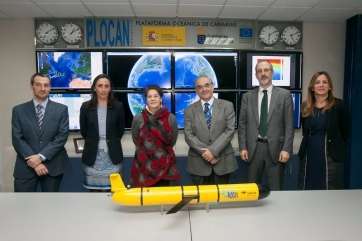 Momento de la firma del acuerdo en Taliarte (Foto TA)