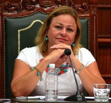 Mari Carmen Castellano, alcaldesa de Telde (Foto TA)