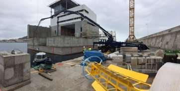 Edificio itinerante marino de la Plocan (Foto TA)