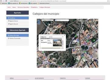 Captura de pantalla de la aplicación (Foto TA)