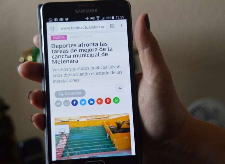 Versión móvil de TA (Foto TA)