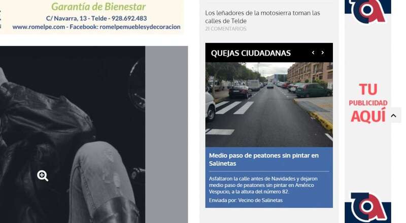 La nueva sección está en la columna lateral derecha de la portada (Foto TA)