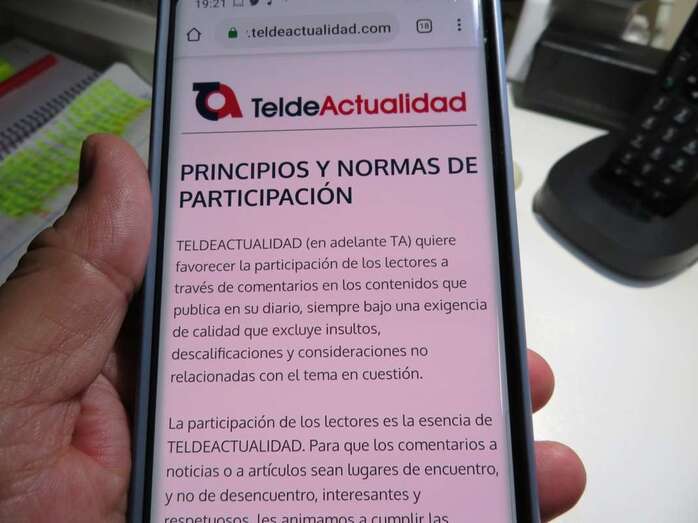 Principios y normas de participación de los lectores (Foto TA)
