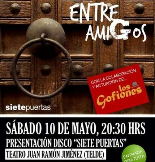 Cartel de la presentación del disco en mayo de 2024 en Telde (Foto TA)