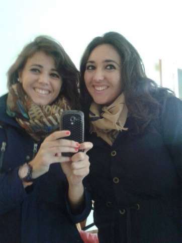 Las hermanas María y Carlota Urtasun Martín (Foto TA)