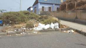 Basura en el Valle de Jinámar (Foto TA)