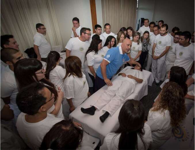 Imagen de un curso impartido por Pedro Fleitas (Foto TA)