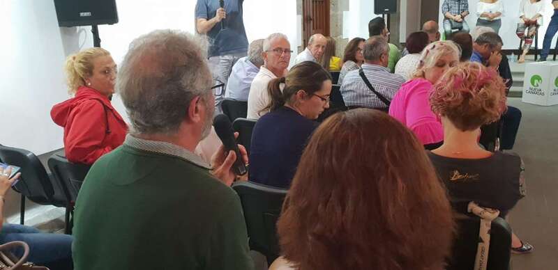 Imagen del acto celebrado días atrás en la ermita de San Pedro en San Juan de Telde (Foto TA)