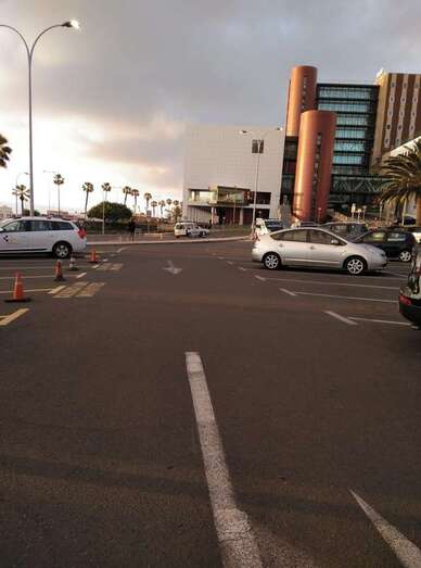 Zona del complejo hospitalario Materno-Insular (Foto TA)