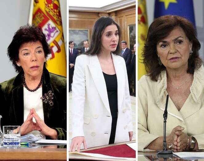 Ministras del Gobierno de España/TA.