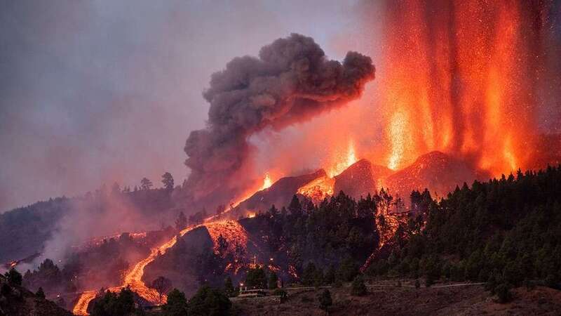 Imagen de la erupción de La Palma/TA.