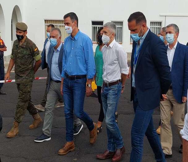 Visita a La Palma del presidente del Gobierno de España/TA.