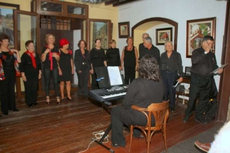 Imagen de archivo de Coro Tipayla, del que era miembro Román/Jesús Ruiz Mesa.