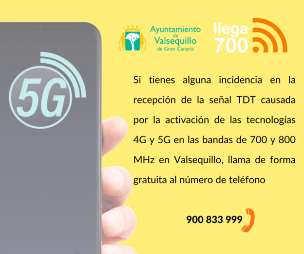 Llega el servicio %G al municipio/TA.