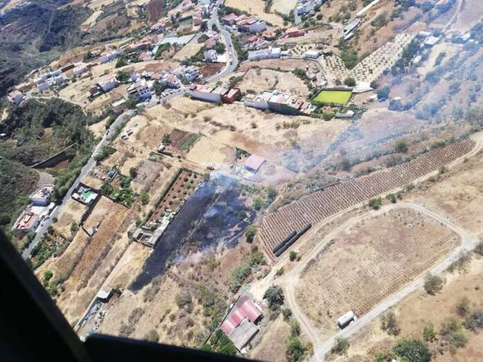 Imagen aérea del incendio / TA