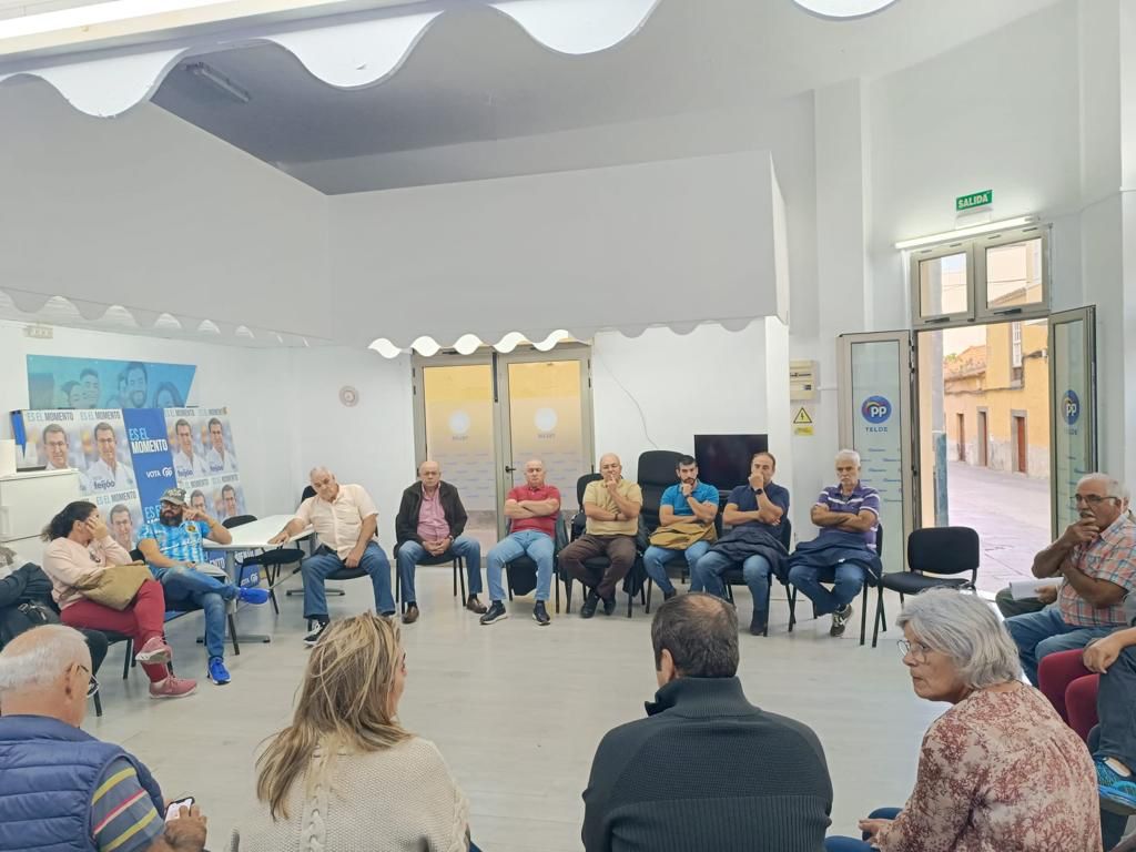 Imagen de la archivo de la reunión mantenida con el PP