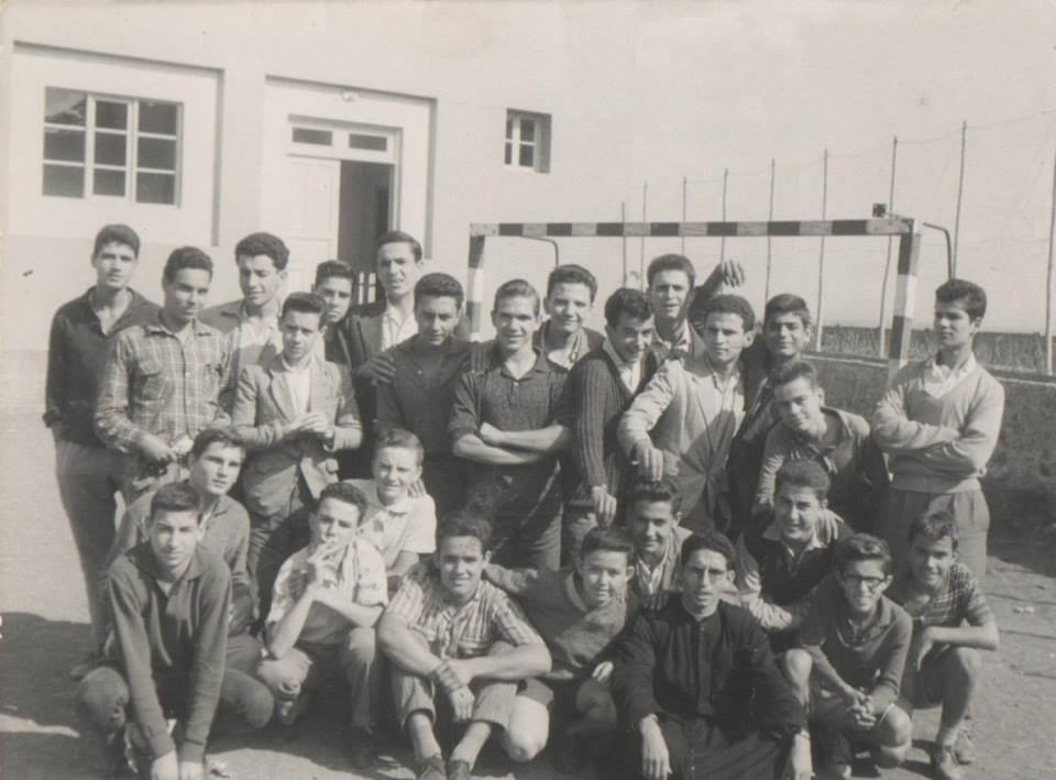 Alumnos del antiguo Instituto Laboral de Telde.