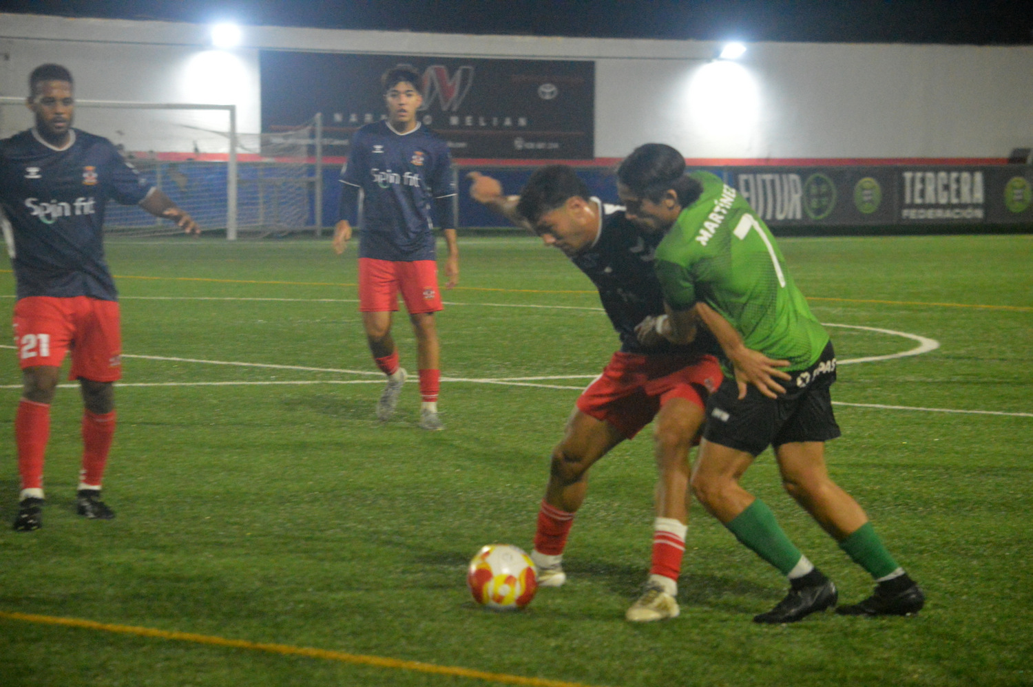 Imagen del partido contra el CD Atl&eacute;tico Paso, su &uacute;ltimo rival en casa (Foto: Juan Antonio Hern&aacute;ndez)