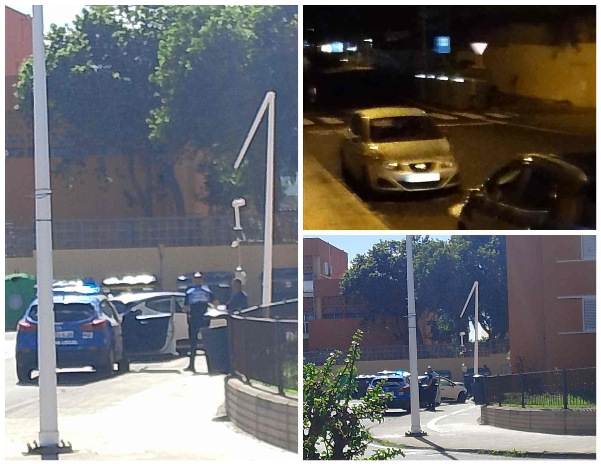 Im&aacute;genes del accidente y del tramo sin luz/TA.