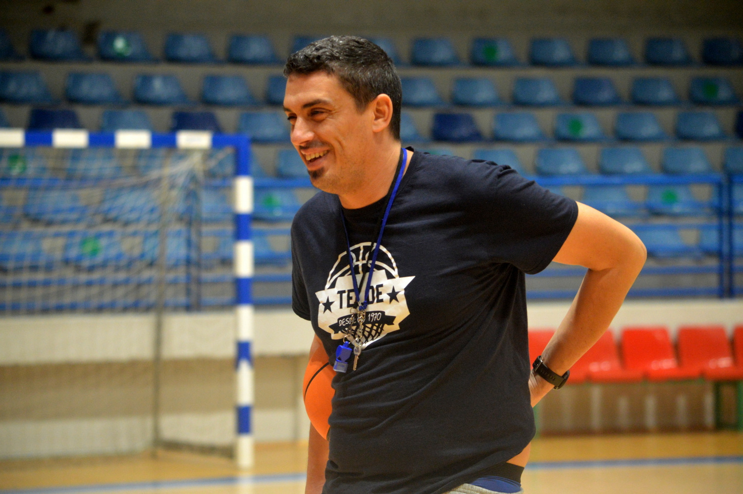 Toni Esparrag&oacute;n, entrenador del Baloncesto Telde (Foto: Juan Antonio Hern&aacute;ndez)