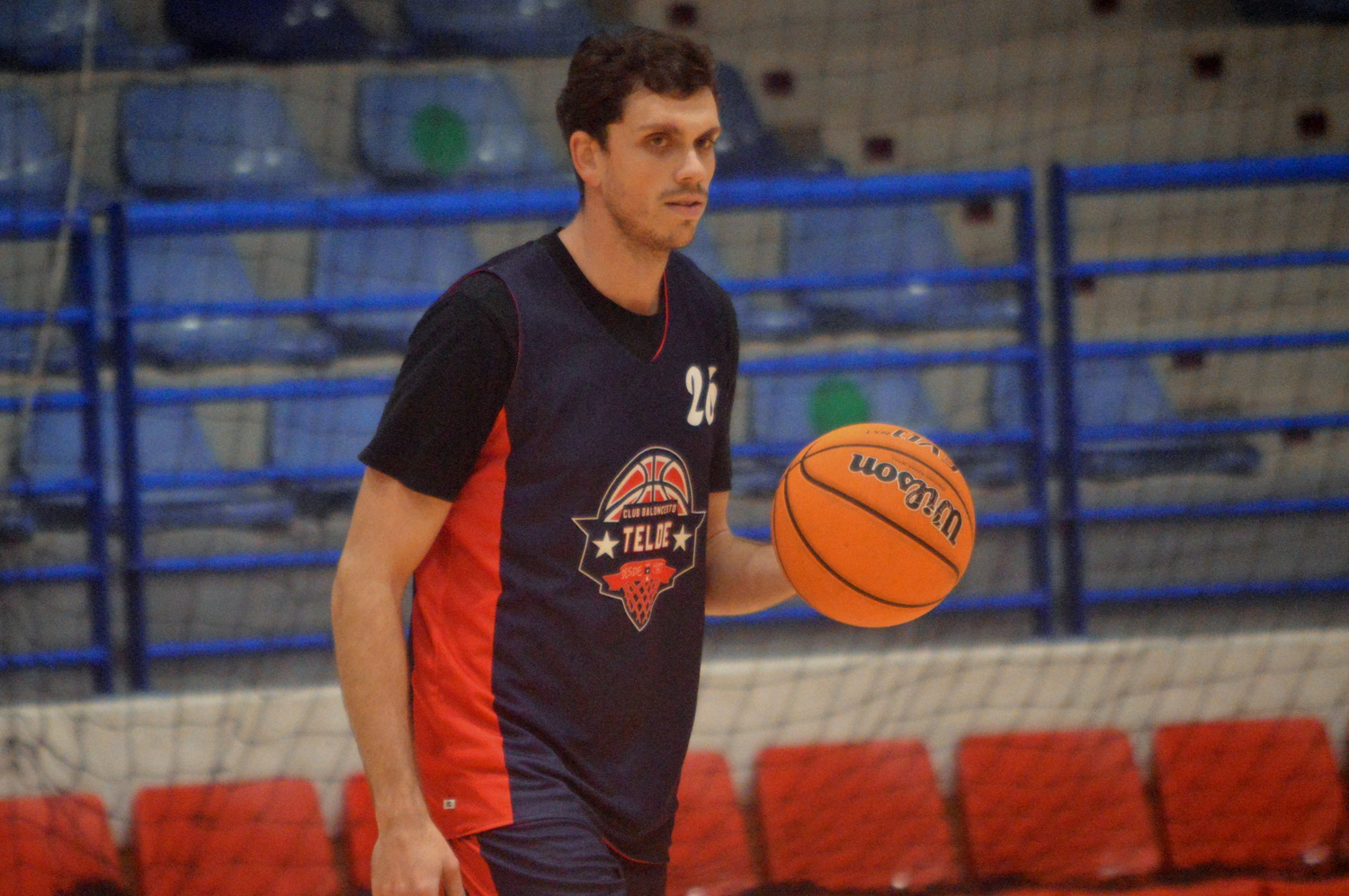 Jord&aacute;n Jim&eacute;nez, jugador del Baloncesto Telde (Foto: Juan Antonio Hern&aacute;ndez)