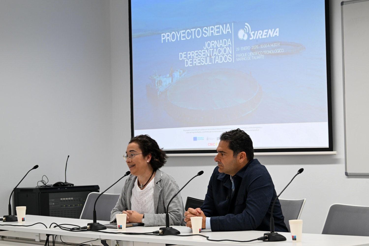 Inauguraci&oacute;n de la jornada del proyecto 'Sirena' en Taliarte (Foto: Ernesto Ageitos)